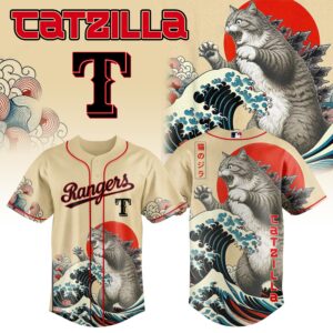 Texas Rangers MLB x Catzilla Jersey Editions Limited