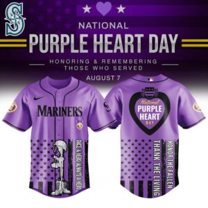 Seattle Mariners x Purple Heart Day Jersey