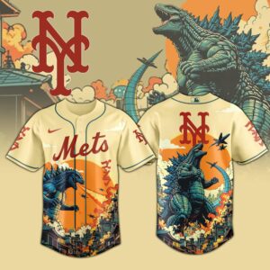 New York Mets Special Godzilla Limited Edition Jersey