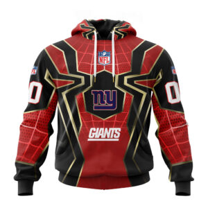 NFL x Spider Man Far From Home New York Giants Special Hoodies