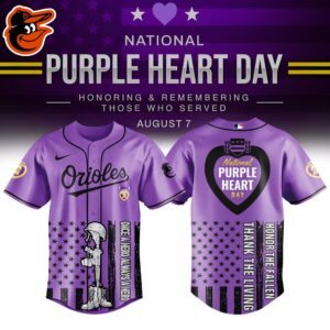 Baltimore Orioles x Purple Heart Day Jersey