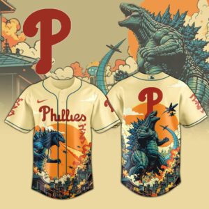 Philadelphia Phillies Special Godzilla Limited Edition Jersey