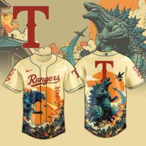 Texas Rangers Special Godzilla Limited Edition Jersey