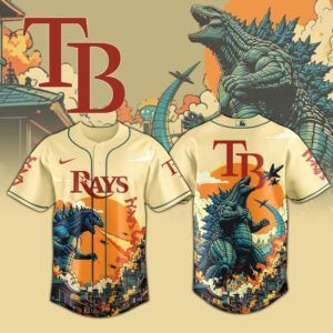 Tampa Bay Rays Special Godzilla Limited Edition Jersey