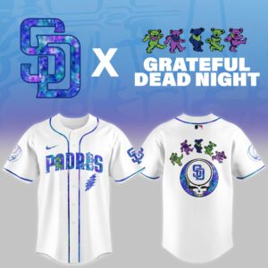 San Diego Padres Grateful Dead Night Game Jersey