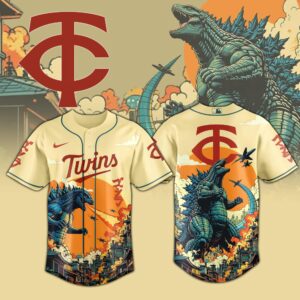 Minnesota Twins Special Godzilla Limited Edition Jersey