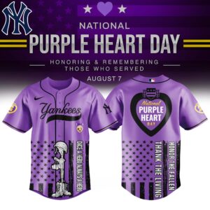 New York Yankees x Purple Heart Day Jersey